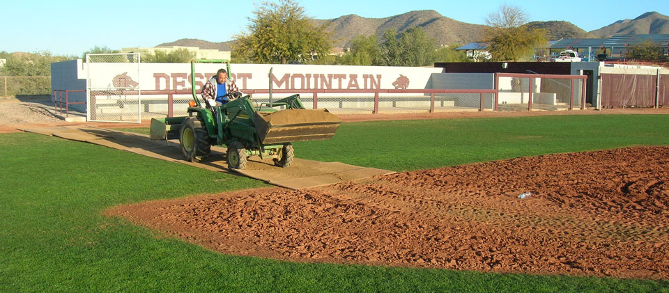 Desert Mountain High School Import of Traditional Infield Mix